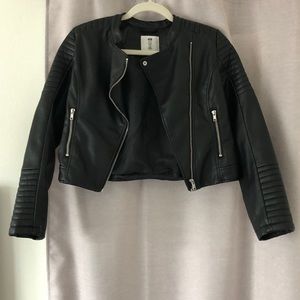 H&M faux leather jacket